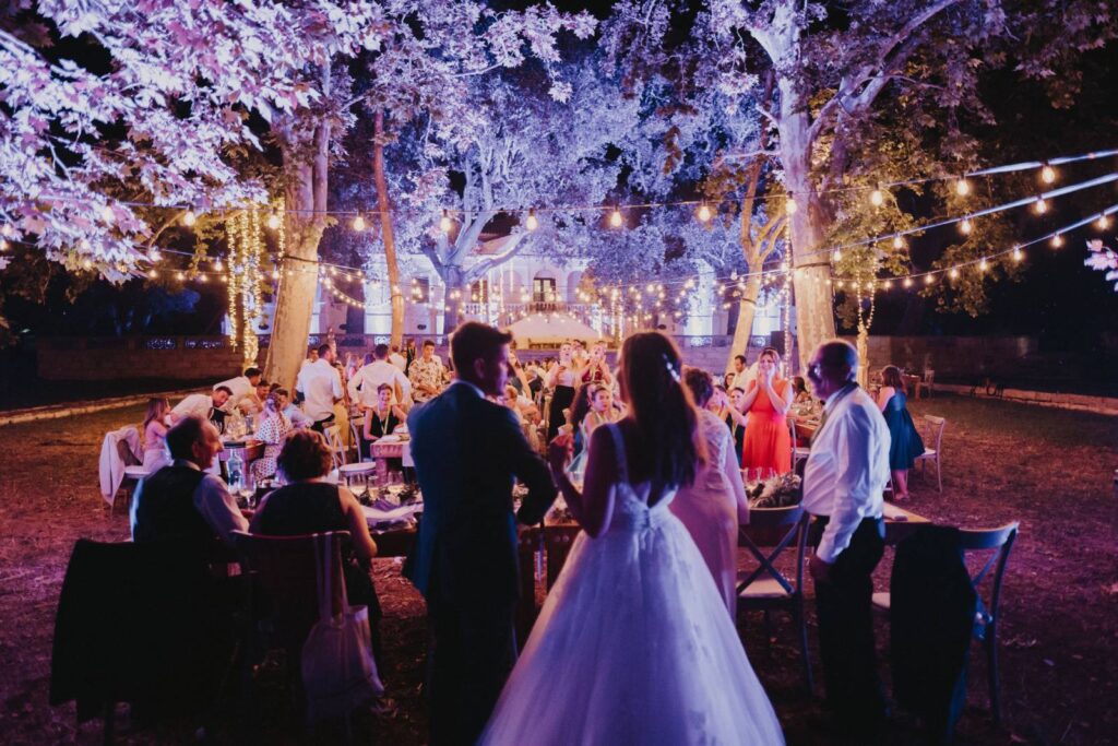 Detalle de celebración nupcial en el Palacio de Torre Saura en Ciutadella de Menorca