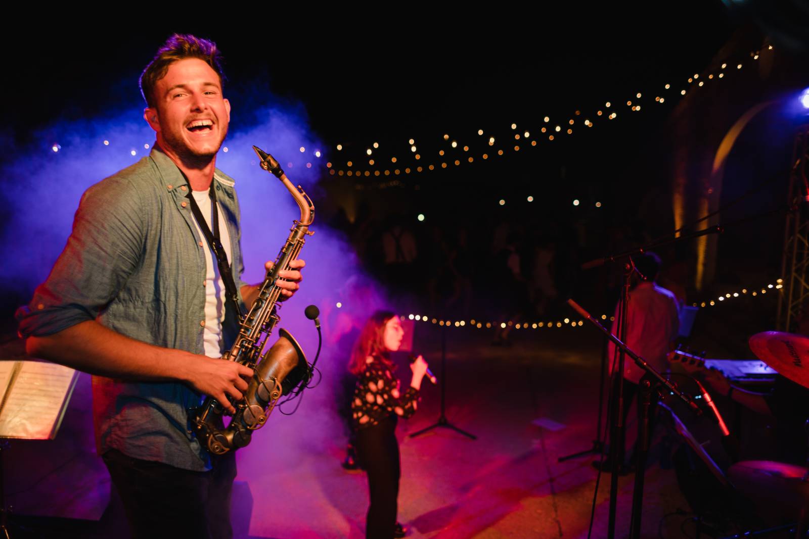 Saxofonista en Celebración Boda en Finca Son Salomo Menorca