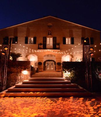 Entrada principal de Hotel Gran Cugó en Menorca. Lugar ideal para la celebración de bodas
