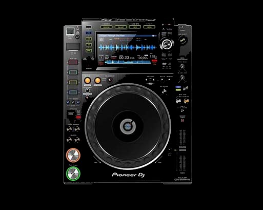 Detalle del equipo pionero. Alquiler de equipos Dj en Menorca.