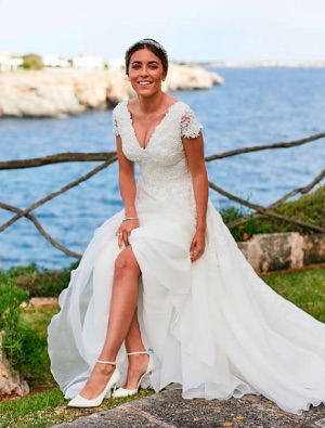 Foto de boda de Natalia Cebrián en menorca