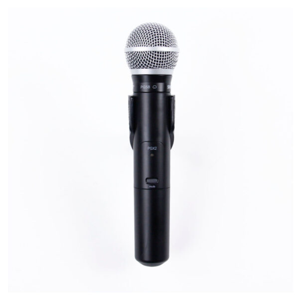 SHURE PGX2 SM58 - Emisor inalámbrico de mano con capsula SM58 para PGX4