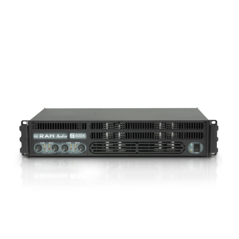 RAM AUDIO S-4004 - Etapa de potencia 4x670watts RMS a 4ohms