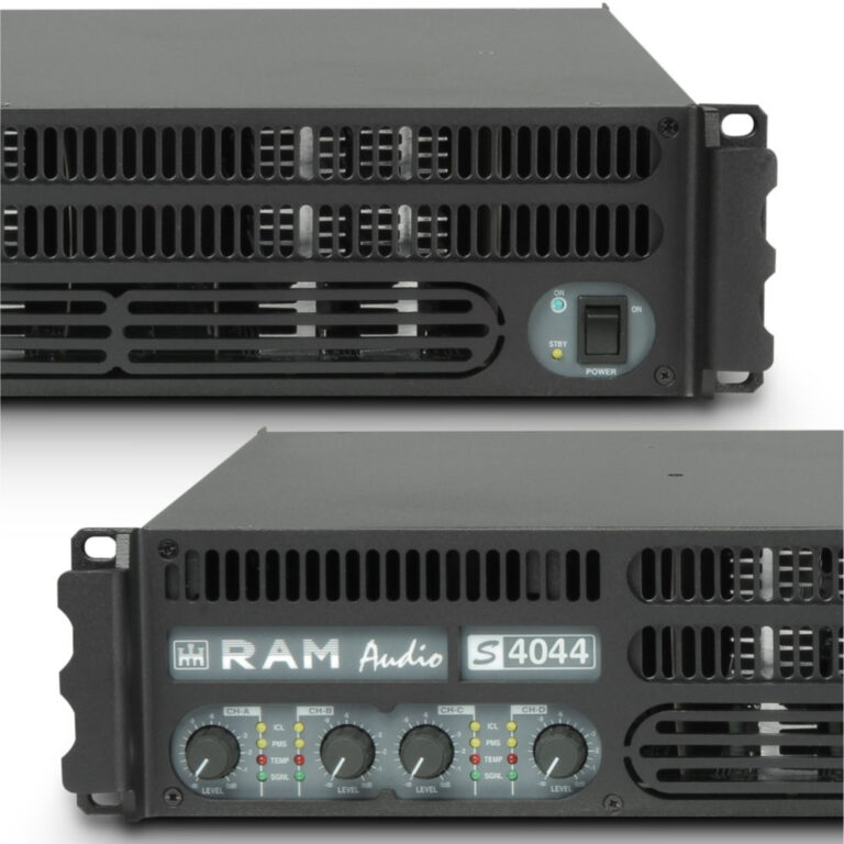 RAM AUDIO S-4044 - Etapa de potencia 4x975watts RMS a 4ohms - Imagen 2