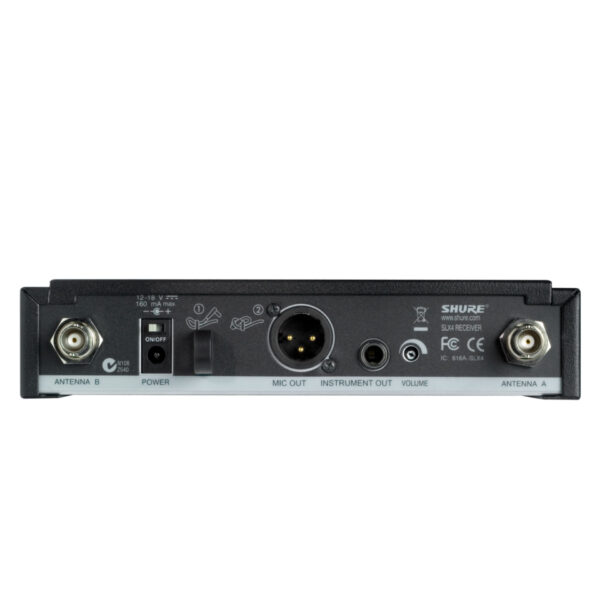 SHURE SLX4 - Receptor para emisores inalámbricos SLX - Imagen 2