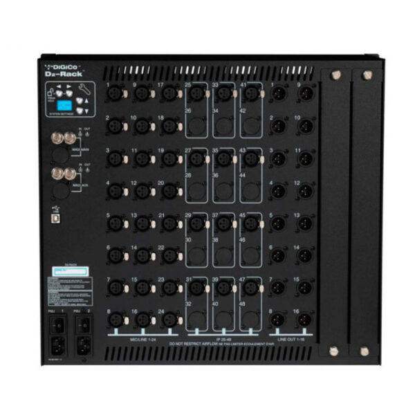 DiGiCO D2 RACK - 48in / 32out -  96kHz - CAT6