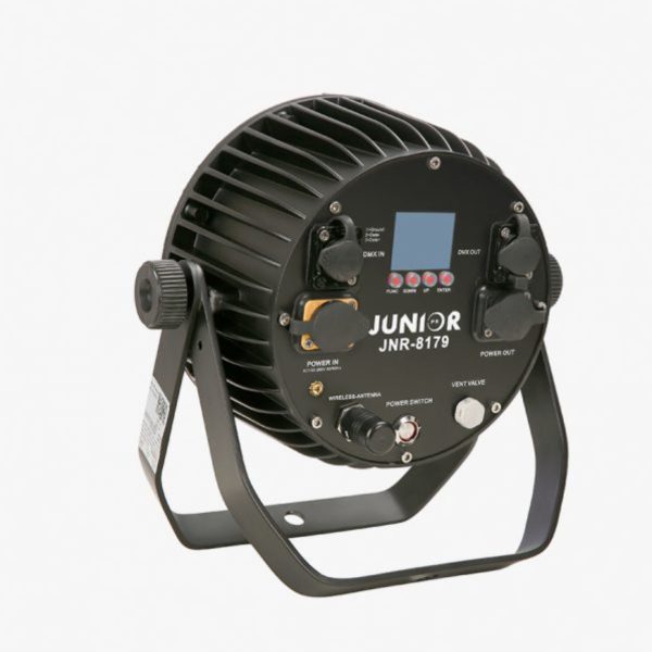 PR LIGHTING JUNIOR JNR-8179A - Foco IP 65 6X18w 6 en 1 a BATERIA - Imagen 2