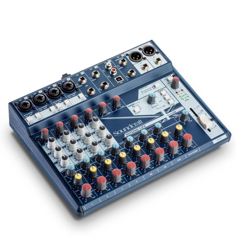 SOUNDCRAFT NOTEPAD-12FX - Mixer Analog 12in + USB y FX Lexicon