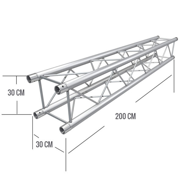 FANTEK EC29-200P - TRUSS Cuadrado de 29cm / Tramo 2m. Serie P