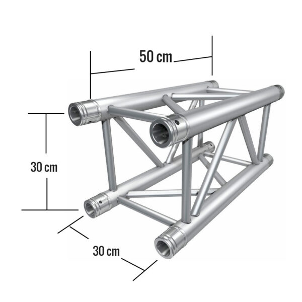 FANTEK EC29-050P - TRUSS Cuadrado de 29cm / Tramo 0,5m. Serie P