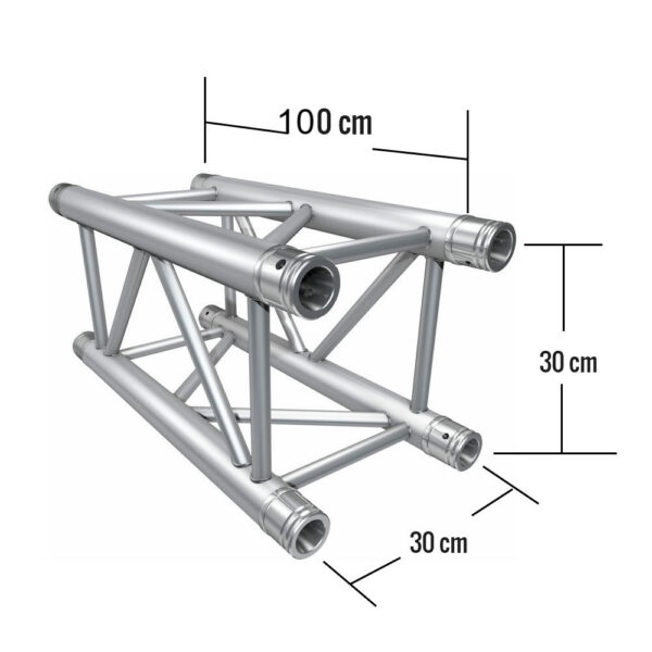 FANTEK EC29-100P - TRUSS Cuadrado de 29cm / Tramo 1m. Serie P