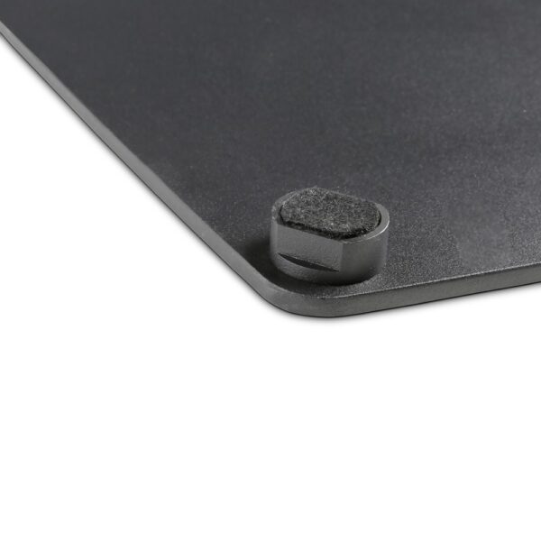GRAVITY LS331B-B – Base cuadrada de acero para poste M20 - hasta 20Kg - Imagen 3