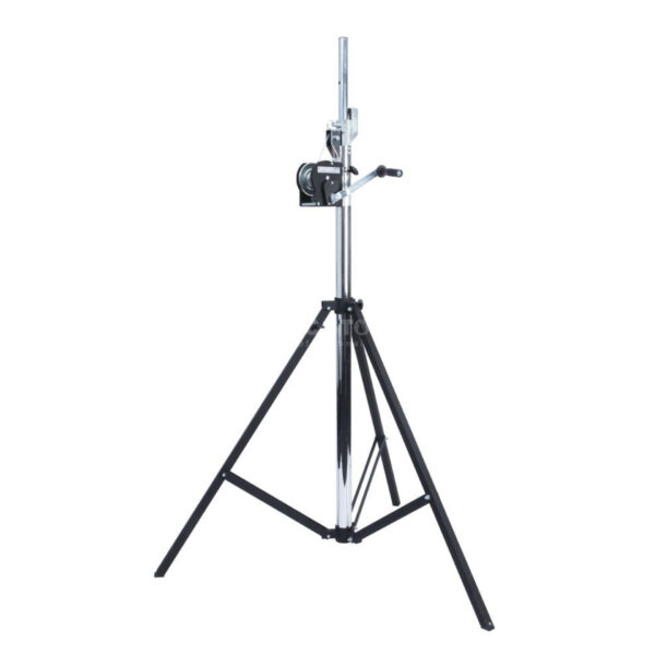 LIGHTMAXX LS-4000 PRO - Torre de elevación para iluminación altura ajustable de 1,75 a 4m. Max. 85Kg