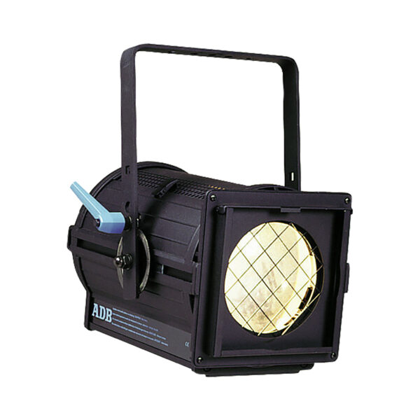 ADB F-101 - FRESNEL Foco 1KW 13º - 59º - Incluye Visera, Portafiltro, Cable de seguridad y Garra.