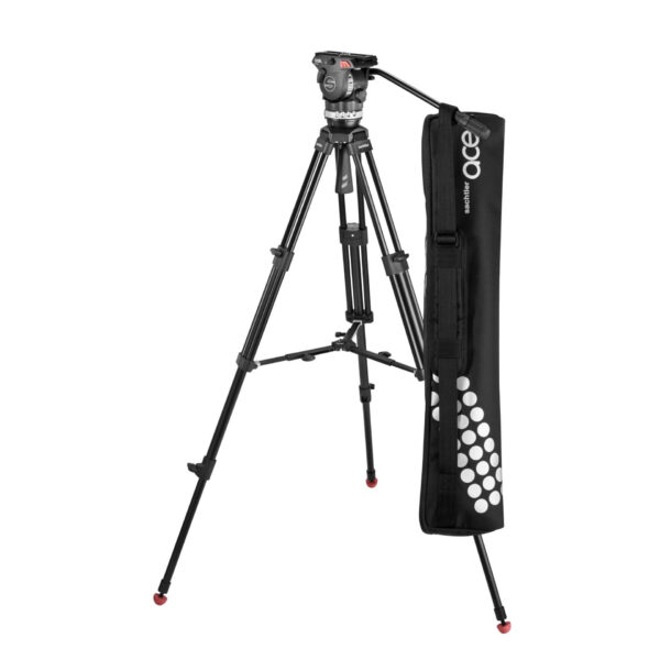 SACHTLER ACE M MS  - Trípode de aluminio con cabezal fluido