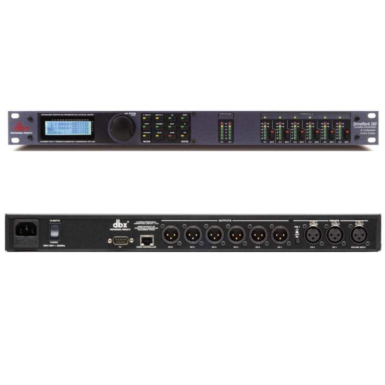 DBX DRIVE RACK 260 - Procesador de Altavoces 2in/6out