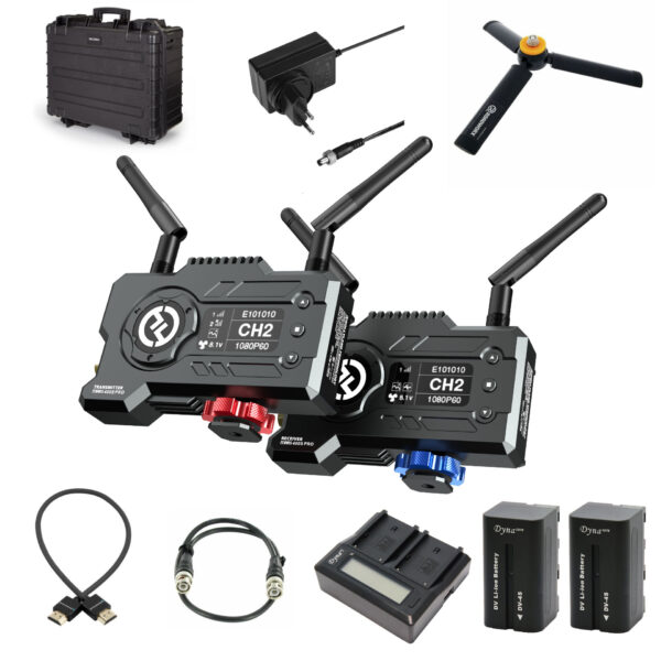 KIT HOLLYLAND MARS400s PRO - Sistema completo de Transmision/recepción inalámbrica HDMI/SDI - 122m.