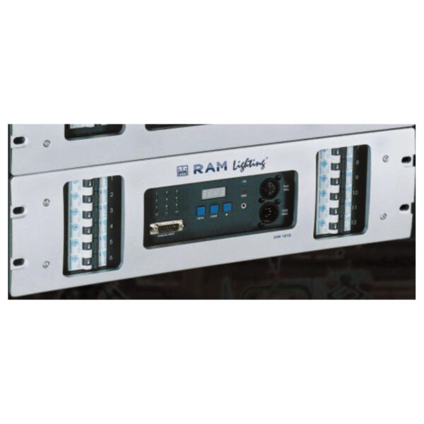 RAM LIGHTING DM1215 - Dimmer de 12 Canales 15A - 12x3,5Kw
