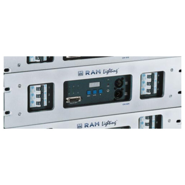 RAM LIGHTING DM615 - Dimmer de 6 Canales 15A - 6x3,5Kw