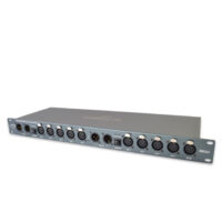 TRITON BLUE TWIN SPLITTER - 5 Way x 2 DMX Signal DMX5x2: Splitter y amplificador de señal DMX 1 ó 2 entradas y 10 salidas
