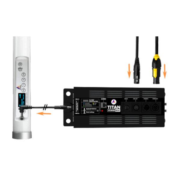 TITAN POWER BOX - Dispositivo de carga hasta para 10 TITAN TUBE