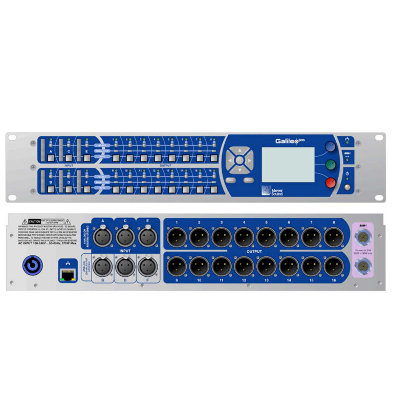 Meyer Sound Galileo 616 - Procesador de Altavoces 6in/16out - 32bit/96Khz