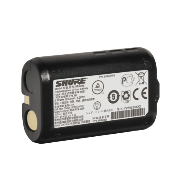 SHURE SB900B - Batería Recargable de Ion Lition