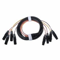 MANGUERA Multiconector Audio  4x XLR H 3Pin @ 4x  XLR M 3Pin PRO SNAKE 403