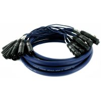 MANGUERA Multiconector Audio  8x XLR H 3pin @ 8x XLR M 3pin THE SSSNAKE SXX8030