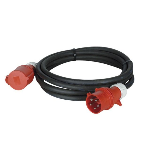 CETAC 32A-5P/10m - Manguera de corriente eléctrica 5x6mm² trifasico