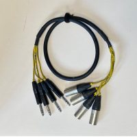 MANGUERA 4 x XLR/M  @  4 x JACK STEREO 0´50CM