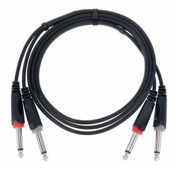 Cable 2x JACK (M) @ 2x JACK (M) mono