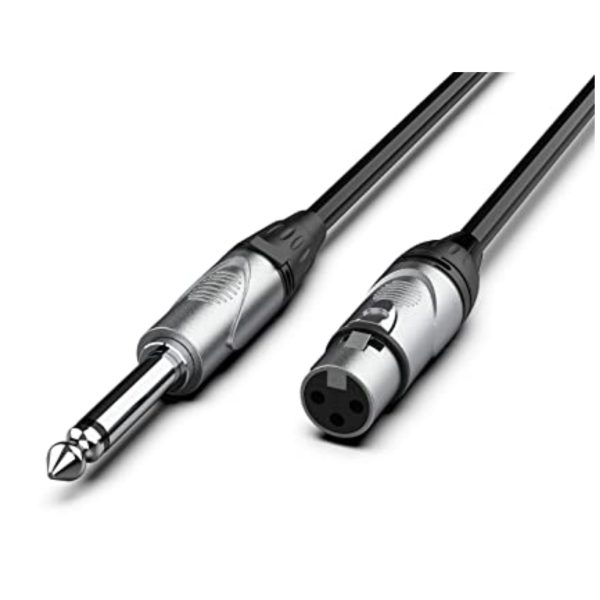 Cable JACK MONO @  XLR (H)