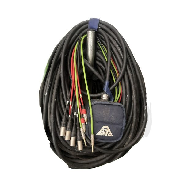 MANGUERA PINANSON/HARTING de 30m conectores HARTING @  4x XLR M - 2x JACK M STEREO - 4x RCA