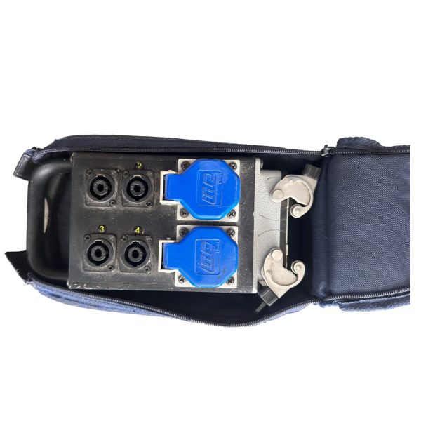 CAJETIN HARTING/SPEAKON -  salida a 4 SpeakOn y 2 schuko