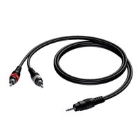 Cable Audio Minijack @  2x  RCA