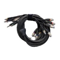 MANGUERA 8 x XLR/H  @  8 x JACK STEREO 0´50CM