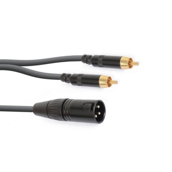 Cable 2 x RCA @  2 x  XLR (M)