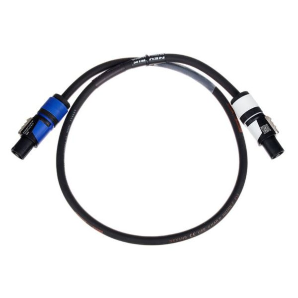 Cable Powercon Gris → Azul 1 m – NAC3FXXA a NAC3FXXB