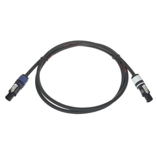 Cable Powercon Gris → Azul 2 m – NAC3FXXA a NAC3FXXB