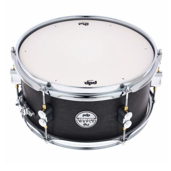 Caja / Snare PDP Black Wax 12” x 6” – Serie Concept, 10 capas de arce