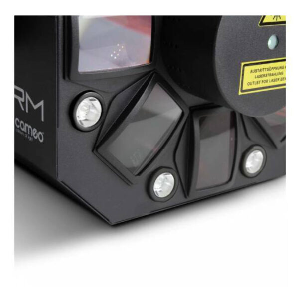 CAMEO CL STORM - Efecto de luces 3 en 1, 5 x 3 W RGBWA derby, estrobo y láser grating - Imagen 7