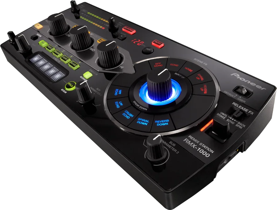 Pioneer rmx 1000 detalle de equipo que puedes alquilar