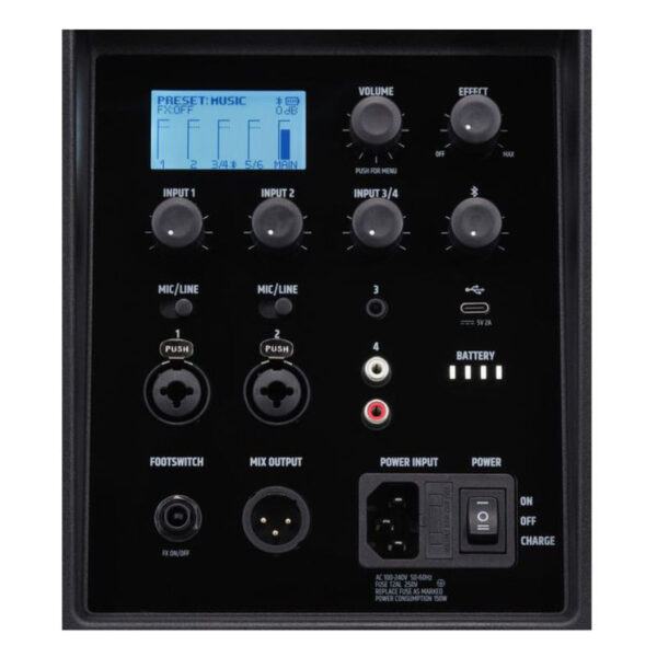LD SYSTEMS ANNY 10 - Altavoz Bluetooth Portátil Alimentado con Batería de 10" con Micro de Mano - Imagen 7
